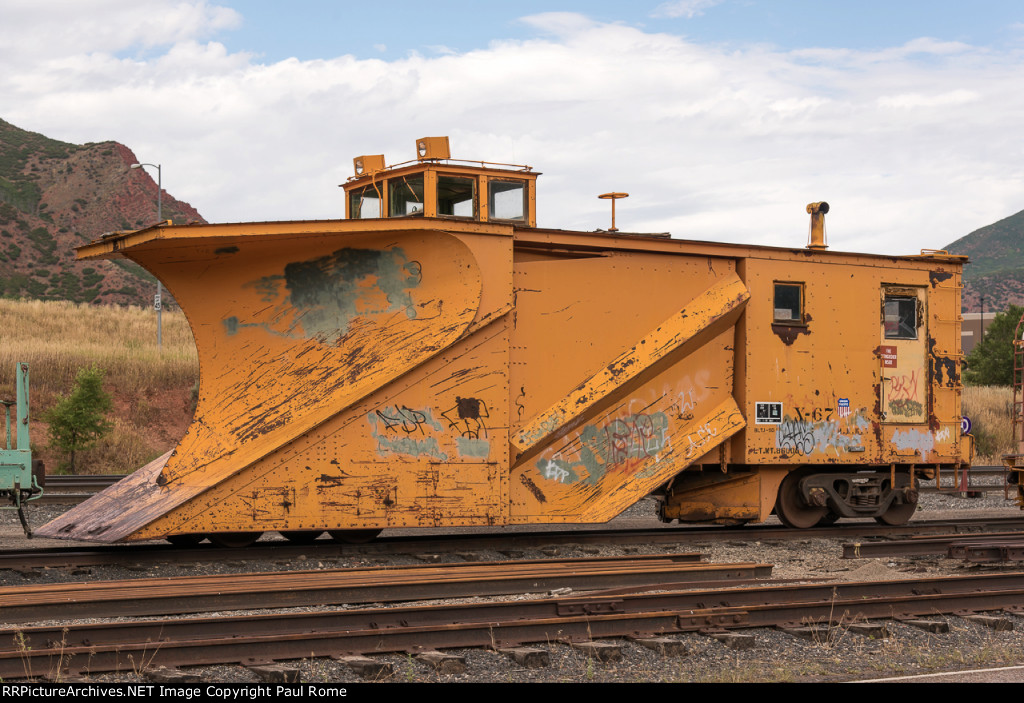 DRGW X67, Russell snow plow